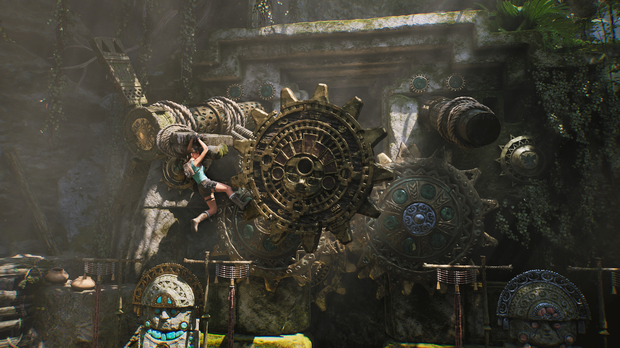 Legacy Of Atlantis Lara Croft Resuelve Un Puzle En El Valle Perdido De Legacy Of Atlantis