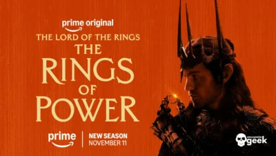 Anillos de Poder temporada 3, póster oficial de Prime Video con Sauron y el Anillo Único
