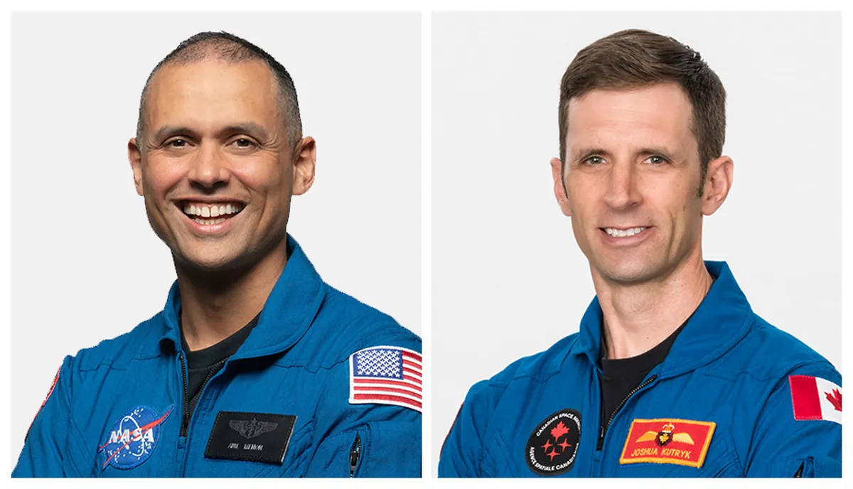 Caminata Espacial Caminata Espacial: Los Astronautas Anil Menon (Nasa) Y Joshua Kutryk (Csa)