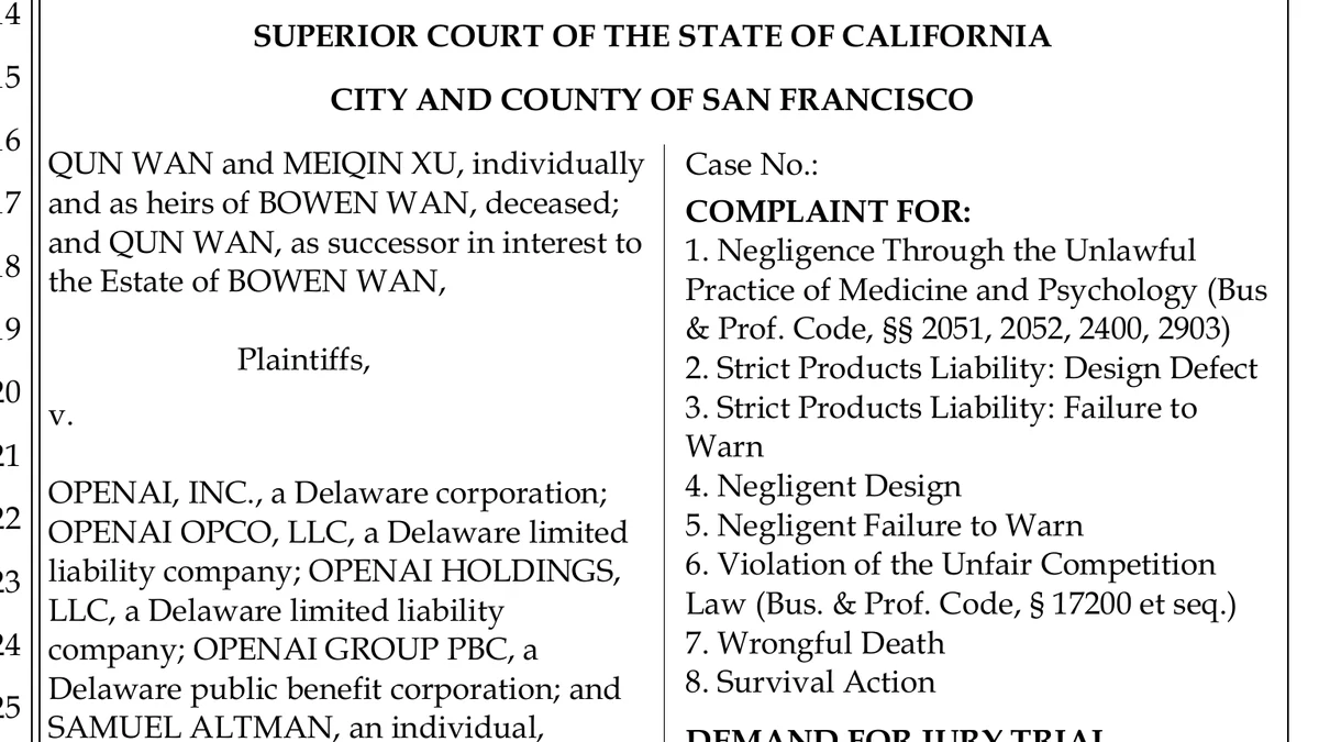 Chatgpt Epilepsia: Demanda Wan V. Openai Ante El Tribunal Superior De California