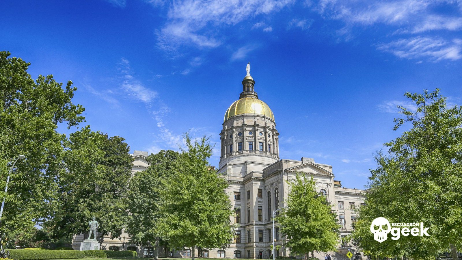 Capitolio Del Estado De Georgia En Atlanta, Donde Se Administran Los Datos Electorales De Georgia