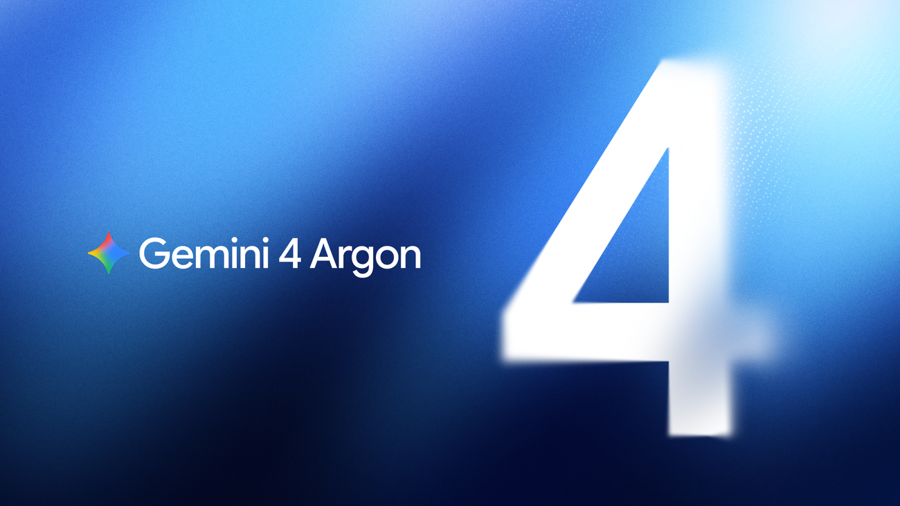 Imagen Oficial De Presentación De Gemini 4 Argon Publicada Por Google