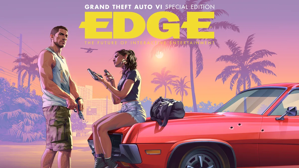 Gta 6 Perfil Criminal: Jason Y Lucia En La Portada De Edge 430 (Imagen: Rockstar Games)