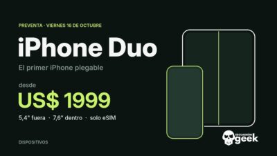 Iphone Duo: El Primer Iphone Plegable, Desde 1999 Dólares, Preventa El 16 De Octubre