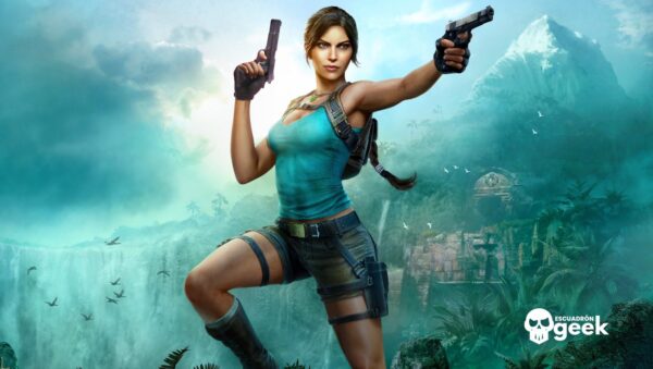 Lara Croft con sus dos pistolas en Tomb Raider: Legacy of Atlantis