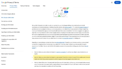 Personal Intelligence en la política de privacidad de Google: la nueva excepción para Gmail, Drive y Google Fotos