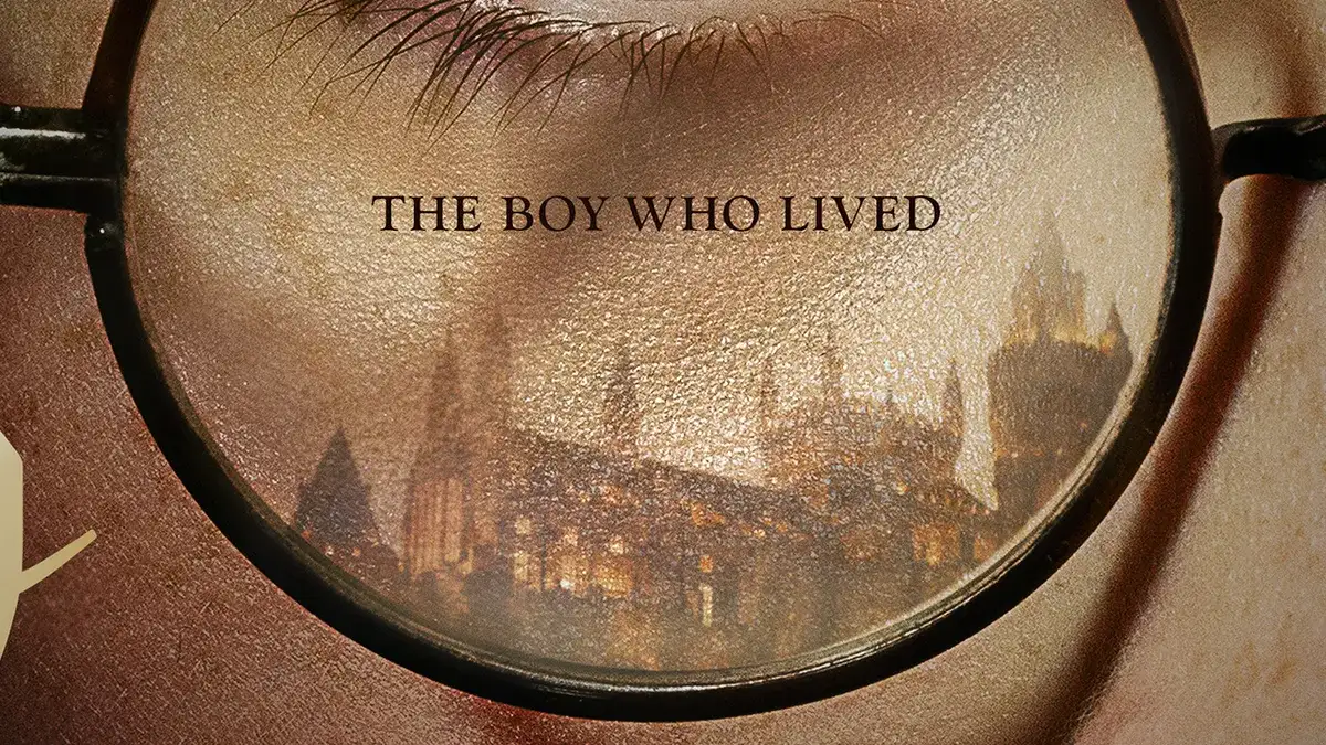 Serie De Harry Potter Serie De Harry Potter: El Castillo De Hogwarts Reflejado En Las Gafas De Harry